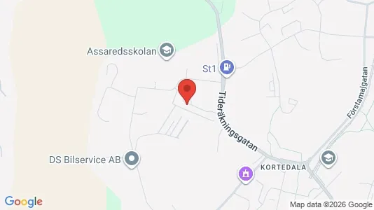 Apartments for rent i Gothenburg East - kort over placeringen