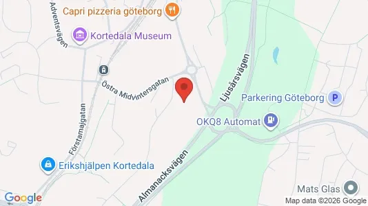 Apartments for rent i Gothenburg East - kort over placeringen