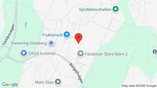 Apartments for rent i Gothenburg East - kort over placeringen