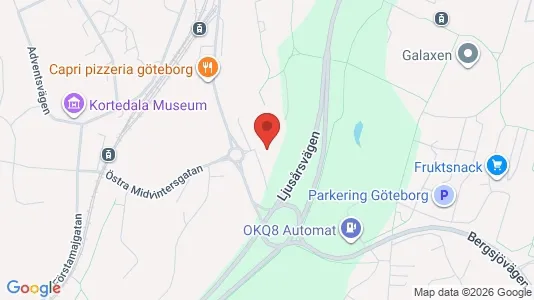 Apartments for rent i Gothenburg East - kort over placeringen