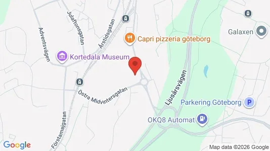 Apartments for rent i Gothenburg East - kort over placeringen