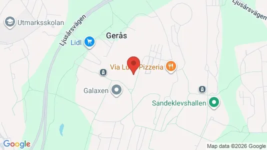Apartments for rent i Gothenburg East - kort over placeringen