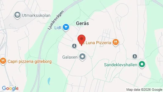 Apartments for rent i Gothenburg East - kort over placeringen