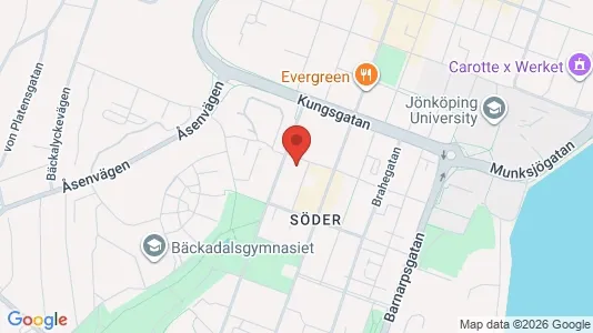 Apartments for rent i Jönköping - kort over placeringen