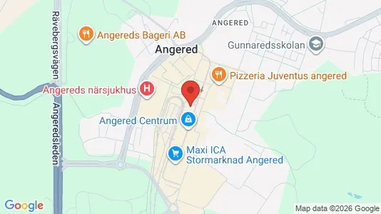 Apartments for rent i Angered - kort over placeringen