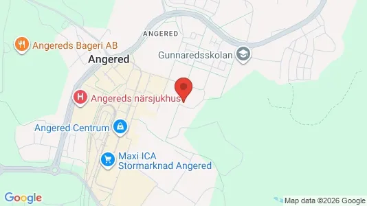 Apartments for rent i Angered - kort over placeringen