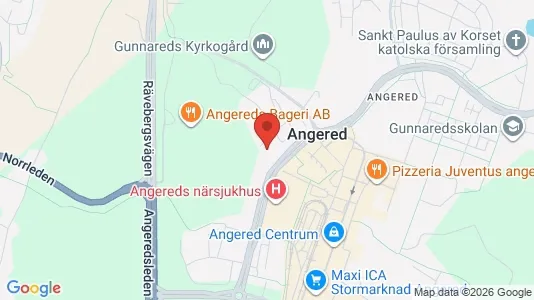 Apartments for rent i Angered - kort over placeringen
