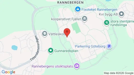 Apartments for rent i Angered - kort over placeringen