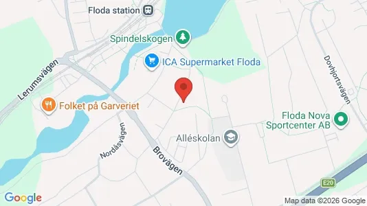 Apartments for rent i Lerum - kort over placeringen