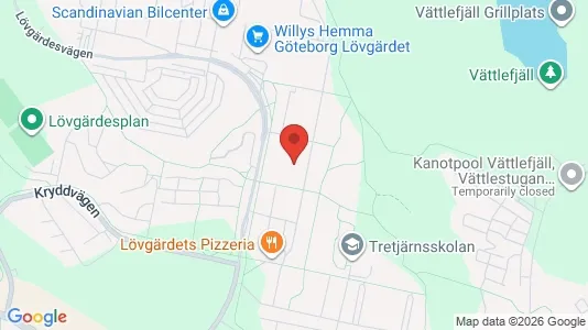 Apartments for rent i Angered - kort over placeringen