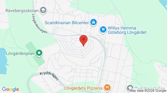 Apartments for rent i Angered - kort over placeringen