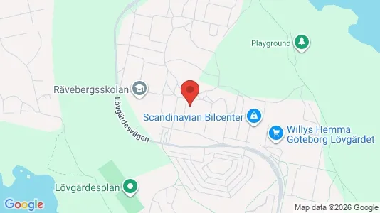 Apartments for rent i Angered - kort over placeringen