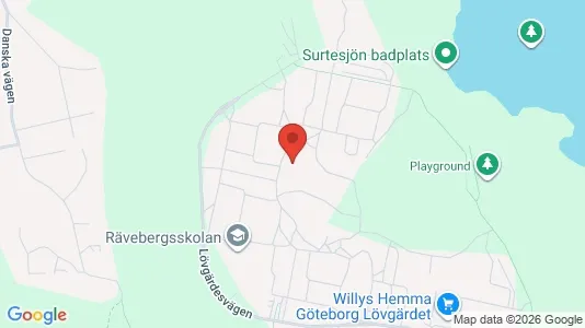 Apartments for rent i Angered - kort over placeringen