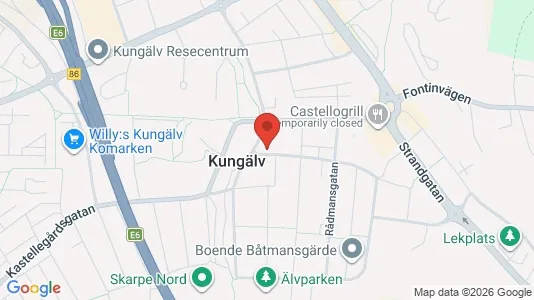 Apartments for rent i Kungälv - kort over placeringen