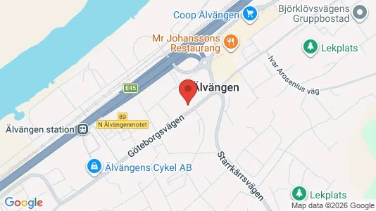 Apartments for rent i Ale - kort over placeringen