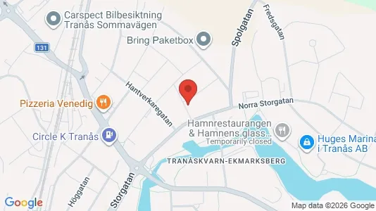 Apartments for rent i Tranås - kort over placeringen