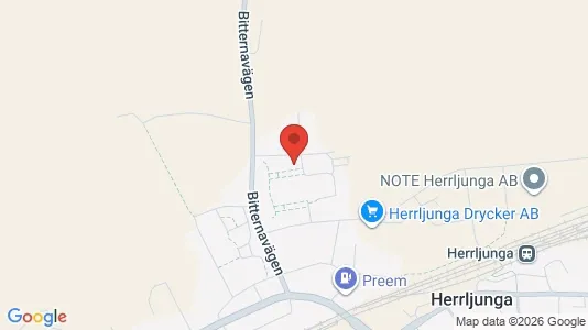 Apartments for rent i Herrljunga - kort over placeringen