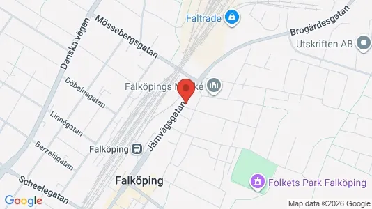 Apartments for rent i Falköping - kort over placeringen