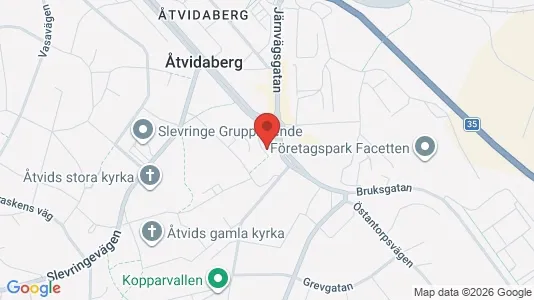 Apartments for rent i Åtvidaberg - kort over placeringen