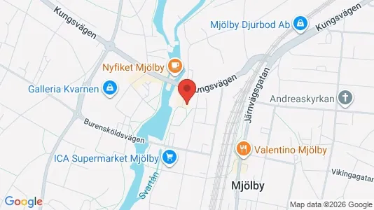 Apartments for rent i Mjölby - kort over placeringen