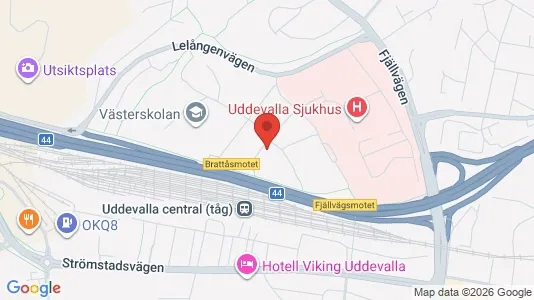 Apartments for rent i Uddevalla - kort over placeringen