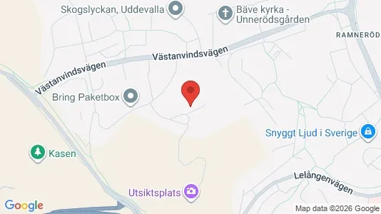 Rooms for rent i Uddevalla - kort over placeringen