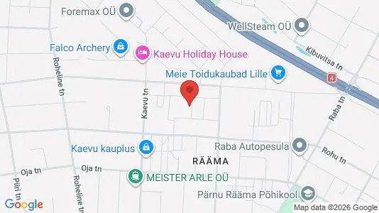 Apartments for rent i Pärnu - kort over placeringen