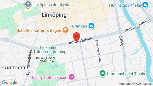 Apartments for rent i Linköping - kort over placeringen