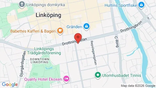 Apartments for rent i Linköping - kort over placeringen