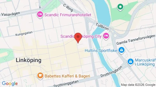 Apartments for rent i Linköping - kort over placeringen