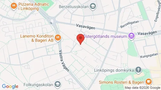 Apartments for rent i Linköping - kort over placeringen