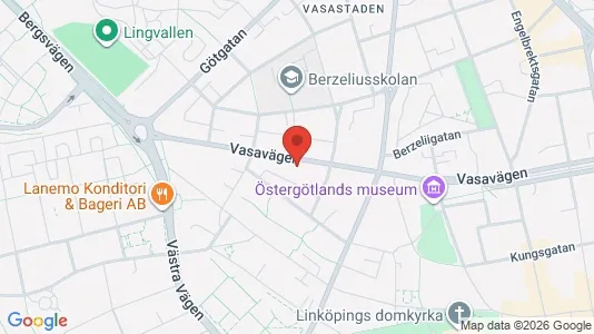 Apartments for rent i Linköping - kort over placeringen