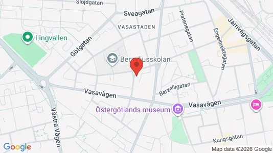 Apartments for rent i Linköping - kort over placeringen