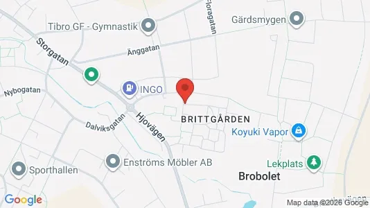 Apartments for rent i Tibro - kort over placeringen