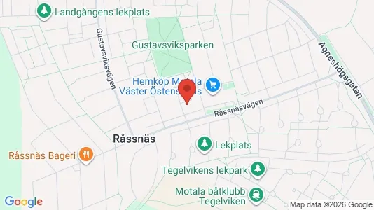 Apartments for rent i Motala - kort over placeringen