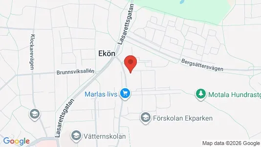 Apartments for rent i Motala - kort over placeringen