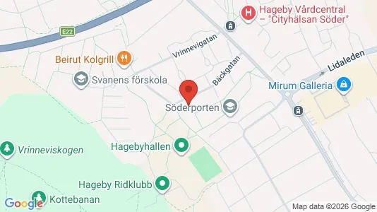 Apartments for rent i Norrköping - kort over placeringen