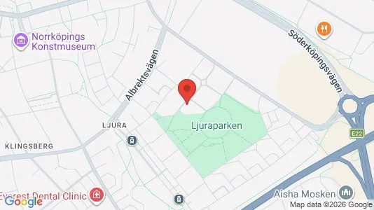 Apartments for rent i Norrköping - kort over placeringen