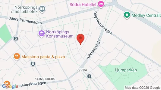 Apartments for rent i Norrköping - kort over placeringen