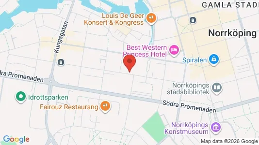 Apartments for rent i Norrköping - kort over placeringen