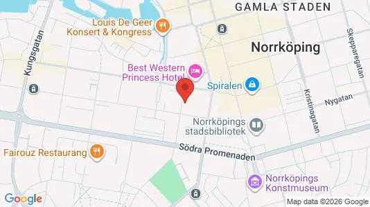Apartments for rent i Norrköping - kort over placeringen
