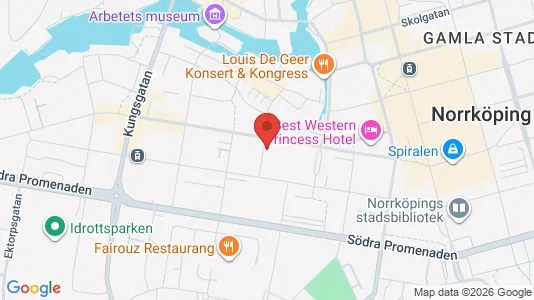Apartments for rent i Norrköping - kort over placeringen