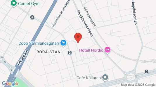Apartments for rent i Norrköping - kort over placeringen
