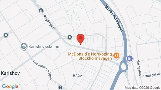Apartments for rent i Norrköping - kort over placeringen