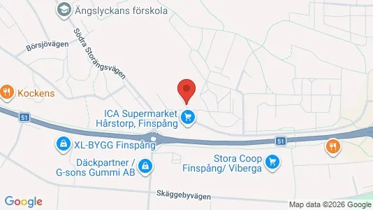 Apartments for rent i Finspång - kort over placeringen