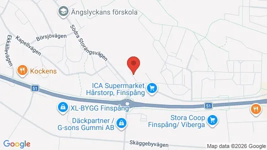 Apartments for rent i Finspång - kort over placeringen