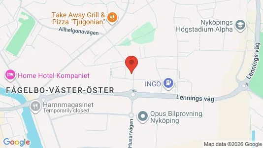 Apartments for rent i Nyköping - kort over placeringen