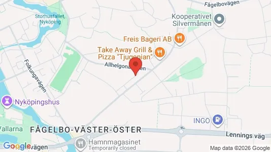 Apartments for rent i Nyköping - kort over placeringen