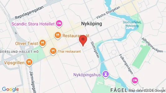Apartments for rent i Nyköping - kort over placeringen