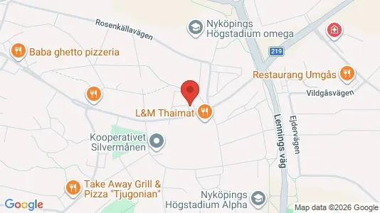 Apartments for rent i Nyköping - kort over placeringen